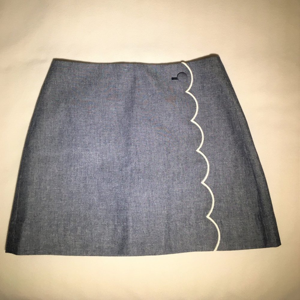 J.Crew Mini Skirt w/Embroidered Detail